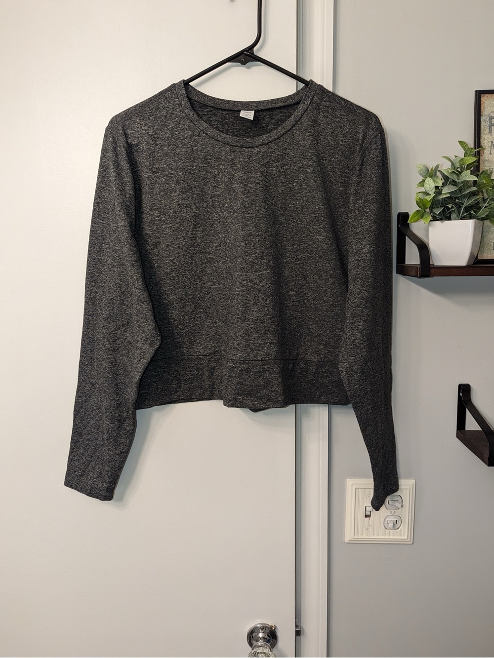 Fleece lined Active Crop Top